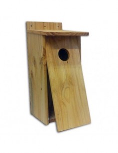 Caja nido para mochuelo 2